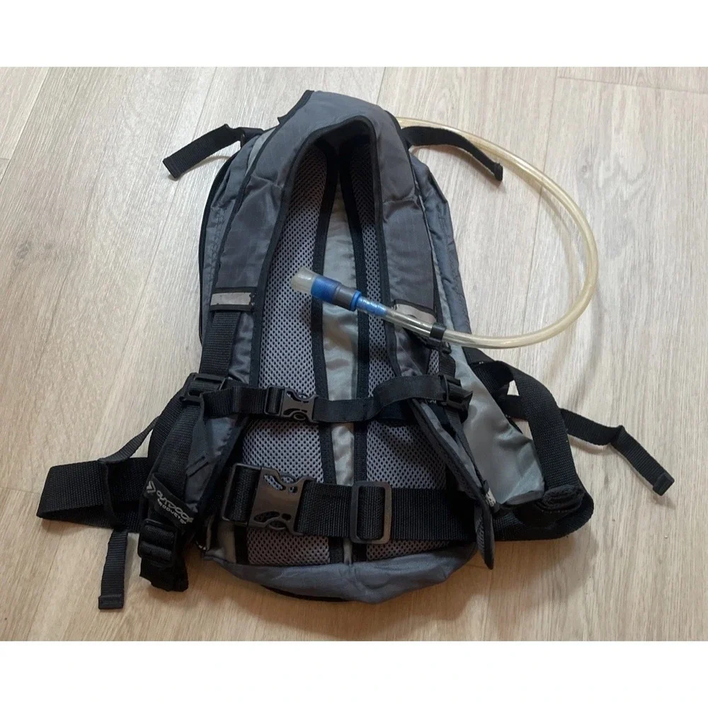 Outdoor Products Hydration Backpack w/ 2L Bladder Hiking Cycling Blue